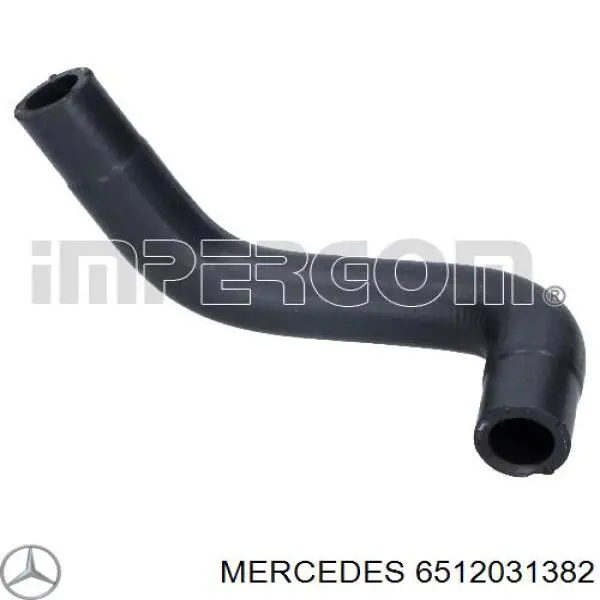 6512031382 Mercedes mangueira (cano derivado de esfriamento de trocador de calor de óleo, linha de combustível de retorno)