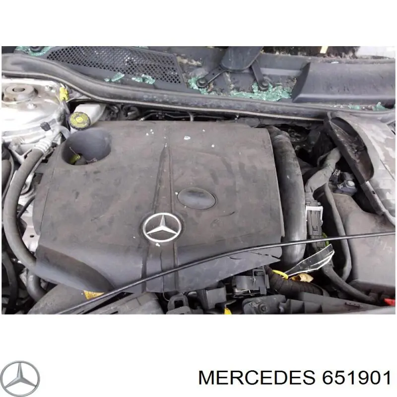 651901 Mercedes motor montado