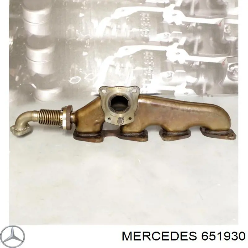 651930 Mercedes motor montado