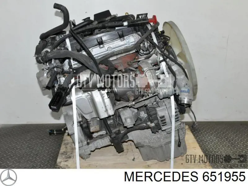 651955 Mercedes Мотор в сборе