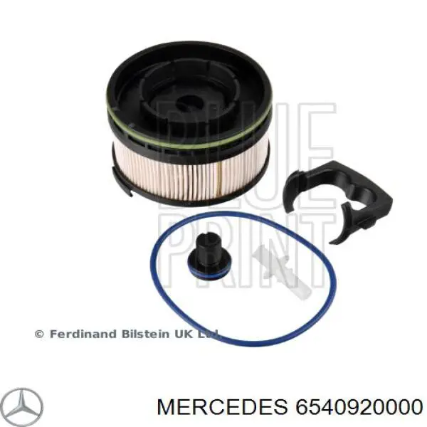 6540920000 Mercedes filtro de combustível