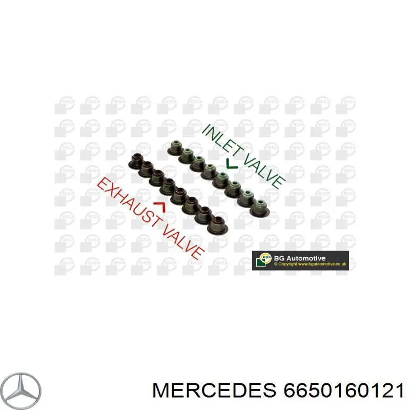 Прокладка клапанной крышки 6650160121 Mercedes