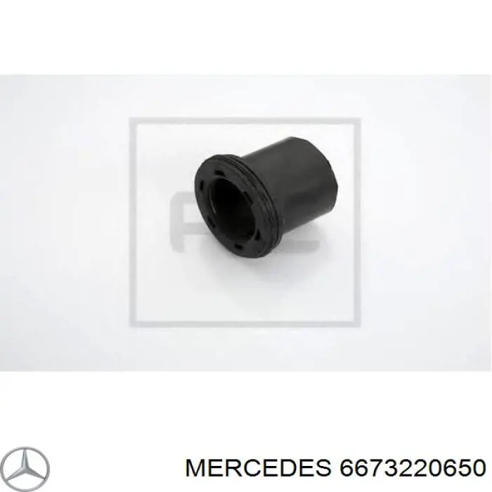 6673220650 Mercedes втулка рессоры задней металлическая
