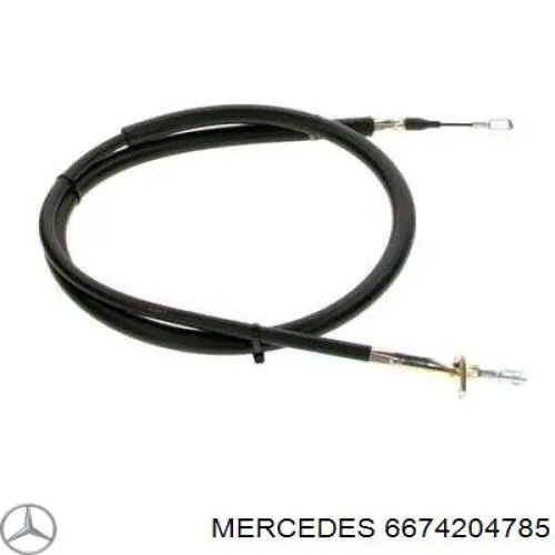 Трос стояночного тормоза задний правый Mercedes 6674204785 цена, от 22.37 USD