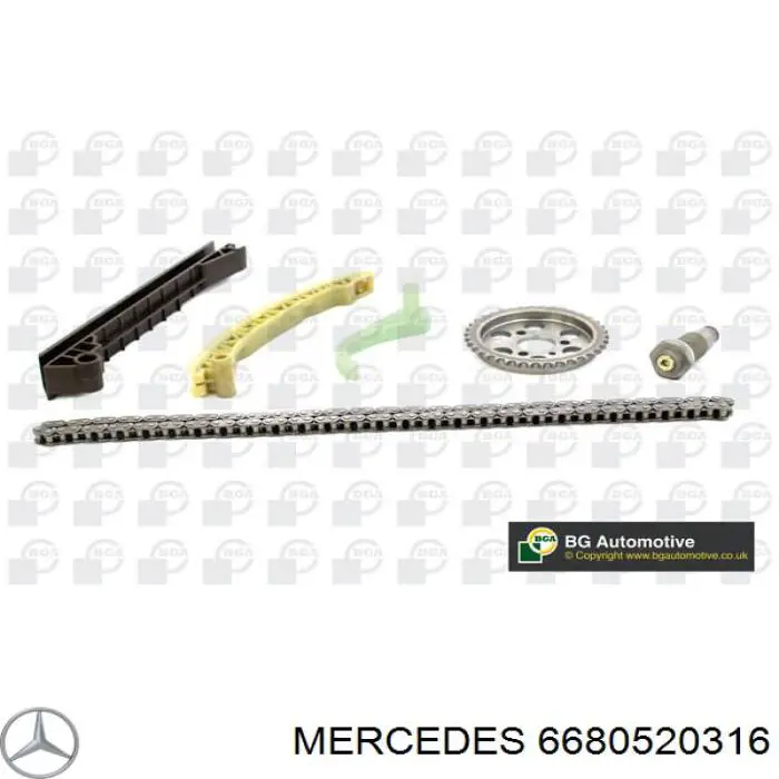 Башмак натяжителя цепи ГРМ Mercedes 6680520316 цена, от 19.00 USD