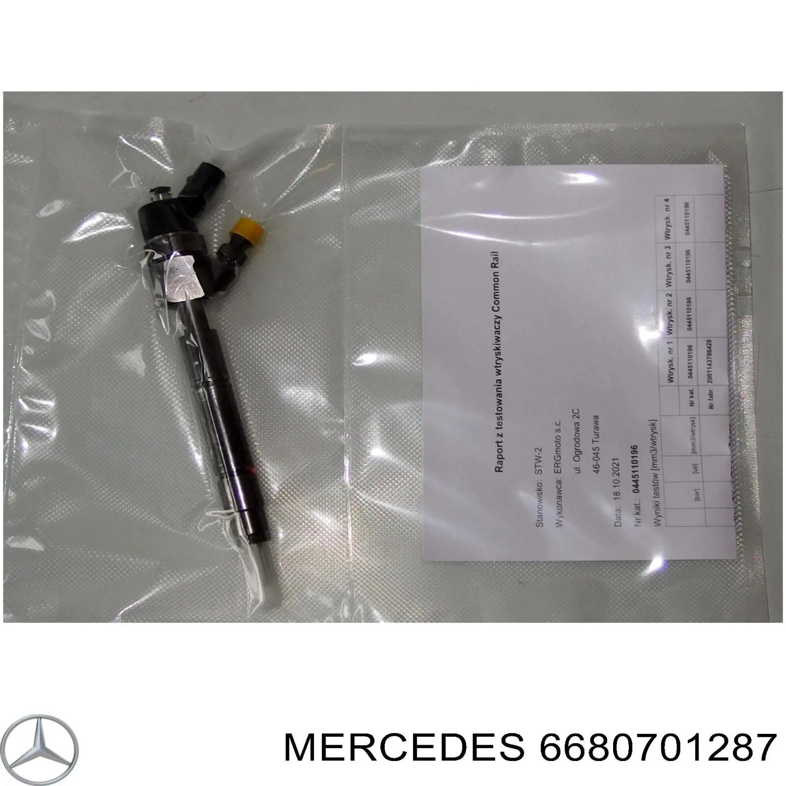 6680701287 Mercedes injetor de injeção de combustível