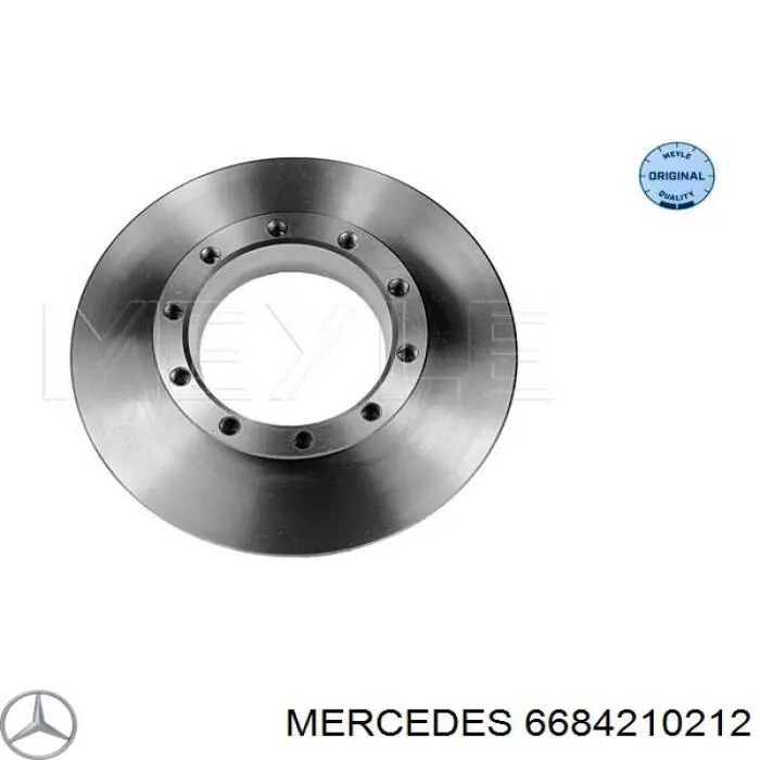 6684210212 Mercedes Диск тормозной передний