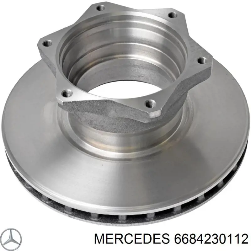 6684230112 Mercedes диск тормозной задний