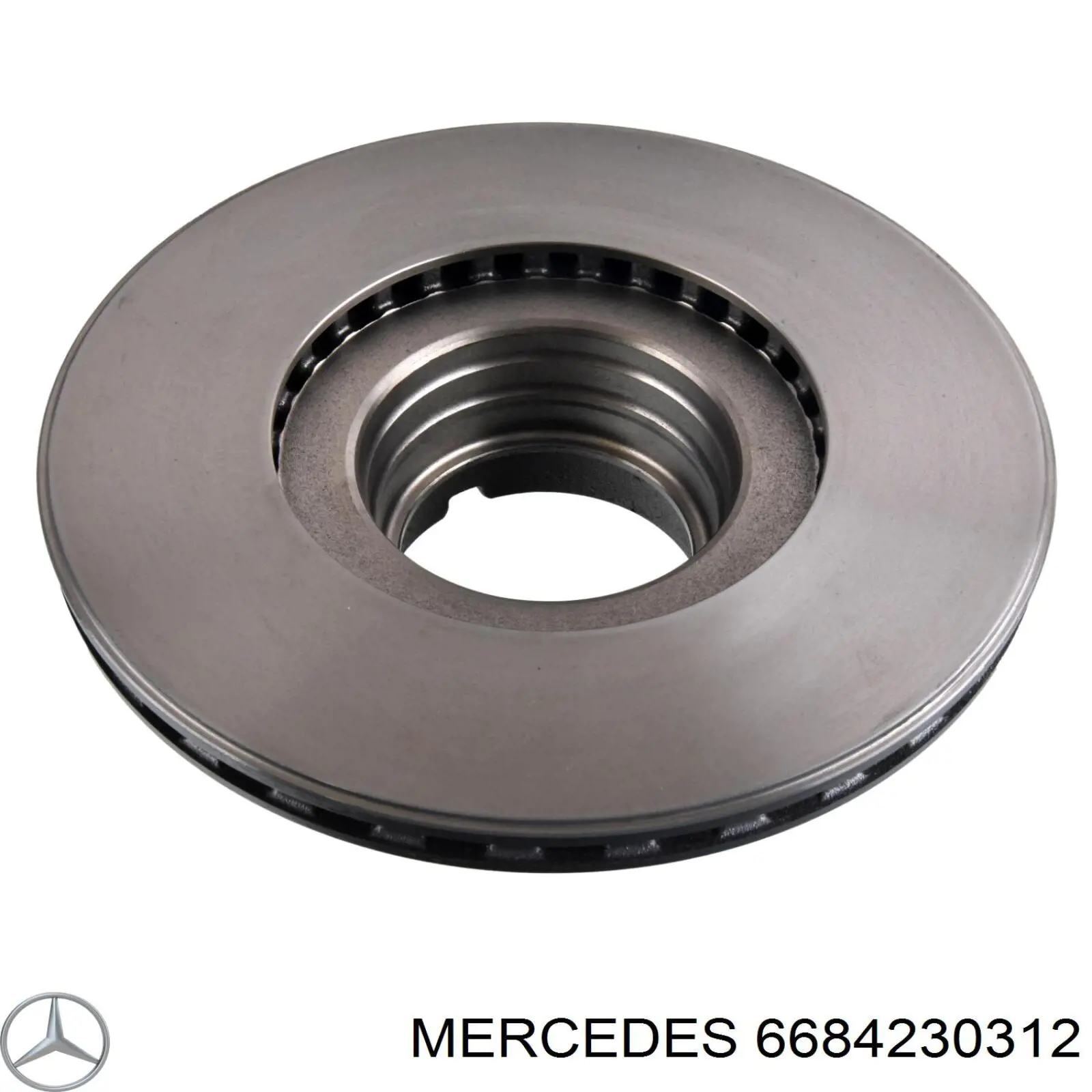 6684230312 Mercedes диск тормозной задний