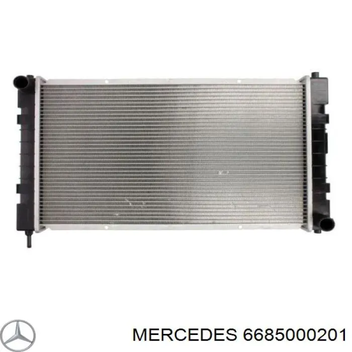 Радиатор 6685000201 Mercedes