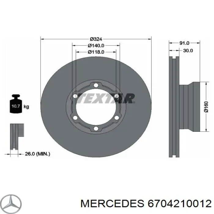  6704210012 Mercedes