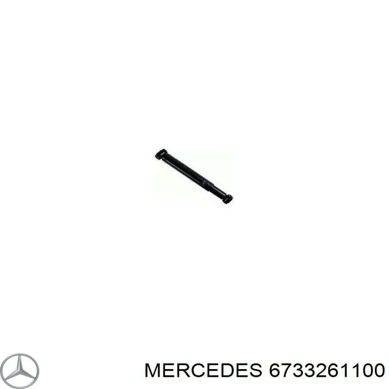 6733261100 Mercedes Амортизаторы задние