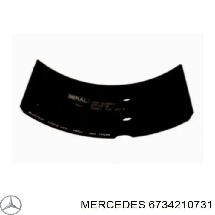 Передние барабанные колодки 6734210731 Mercedes