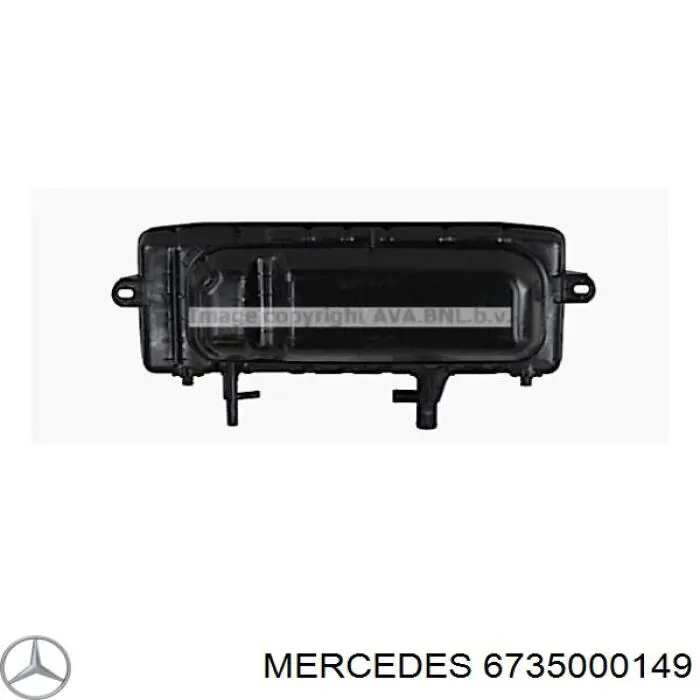Бачок системы охлаждения двигателя расширительный Mercedes 6735000149 цена, от 98.81 USD