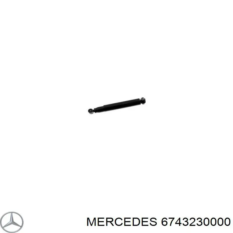 6743230000 Mercedes амортизатор передний