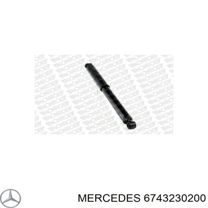 6743230200 Mercedes амортизатор передний