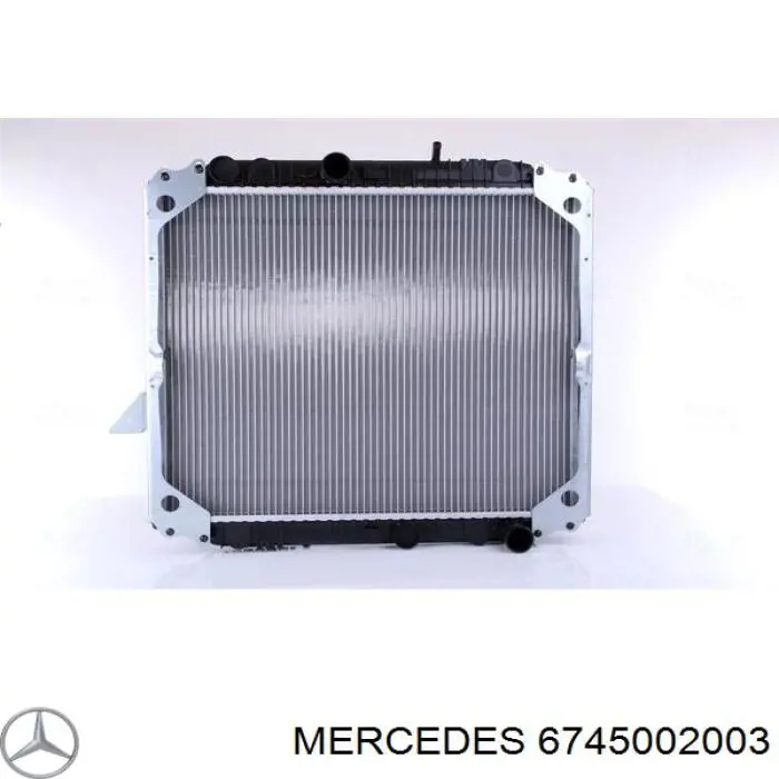 6745002003 Mercedes радиатор