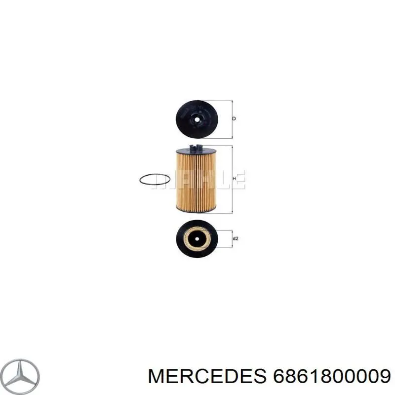 Купить 6861800009 Mercedes Фильтр центробежный очистки масла