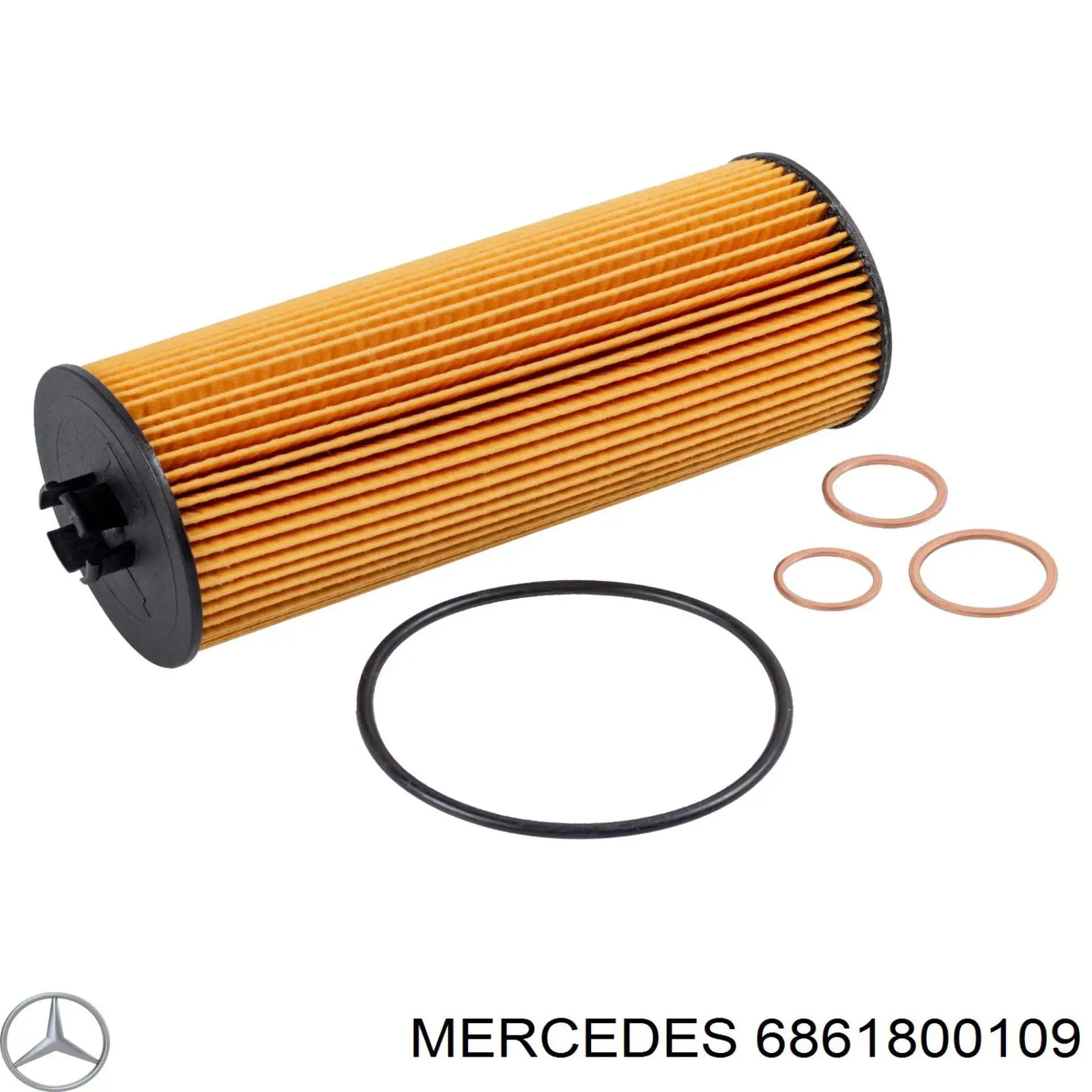 6861800109 Mercedes масляный фильтр
