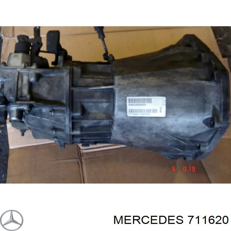 711620 Mercedes caixa de mudança montada (caixa mecânica de velocidades)