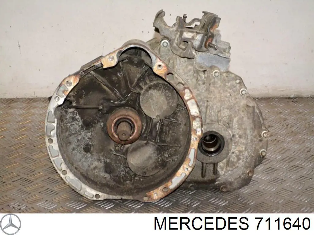 711640 Mercedes caixa de mudança montada (caixa mecânica de velocidades)