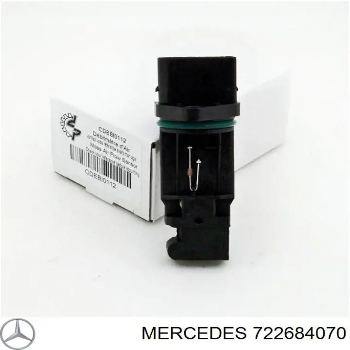 7.22684.07.0 Mercedes sensor de fluxo (consumo de ar, medidor de consumo M.A.F. - (Mass Airflow))