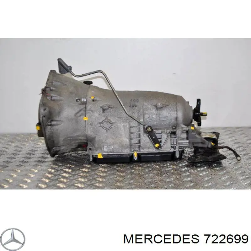 722699 Mercedes caixa automática de mudança montada