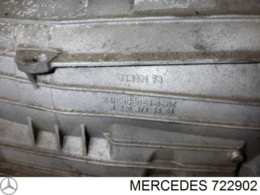 A251270110180 Mercedes акпп в сборе (автоматическая коробка передач)