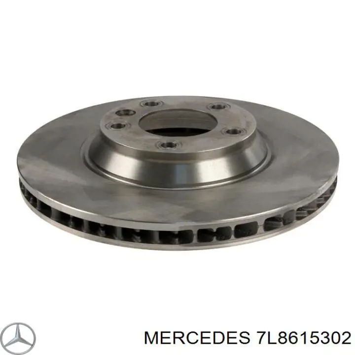 Передние тормозные диски 7L8615302 Mercedes