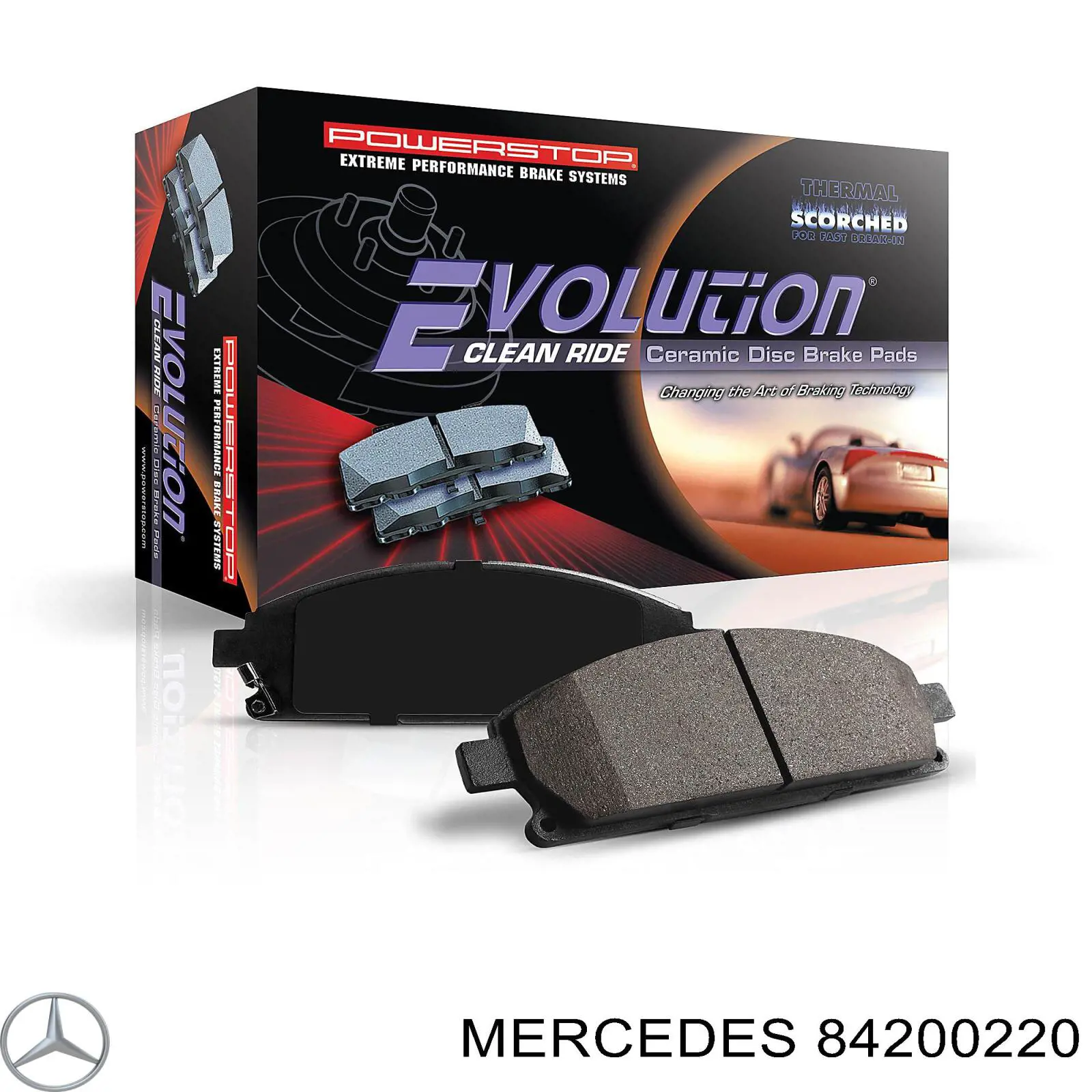 Передние тормозные колодки 84200220 Mercedes