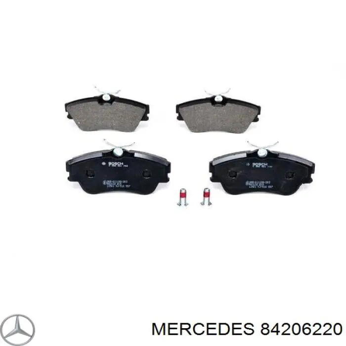 84206220 Mercedes задние тормозные колодки