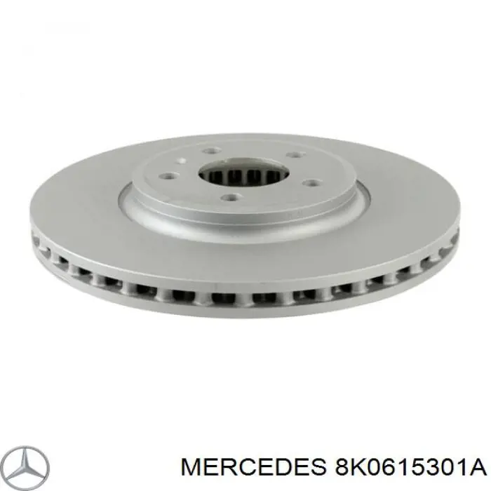 Передние тормозные диски 8K0615301A Mercedes