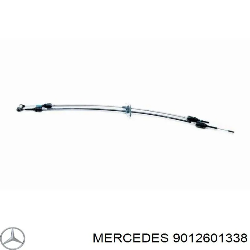 Трос переключения передач сдвоенный Mercedes 9012601338