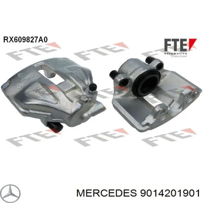9014201901 Mercedes суппорт тормозной передний правый
