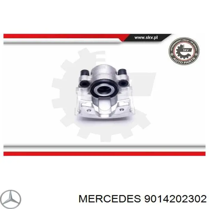 Купить 9014202302 Mercedes Суппорт задний правый