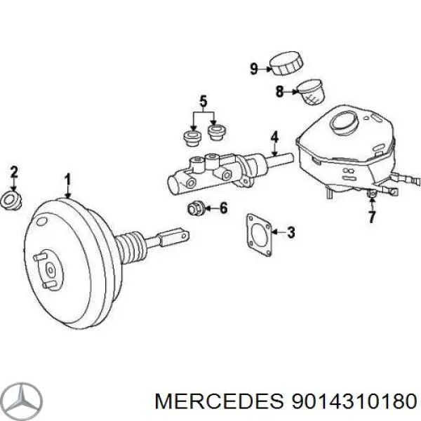 Купить A6384310080 Mercedes 