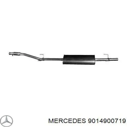 Центральная часть глушителя 9014900719 Mercedes