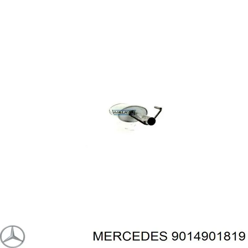 Центральная часть глушителя 9014901819 Mercedes