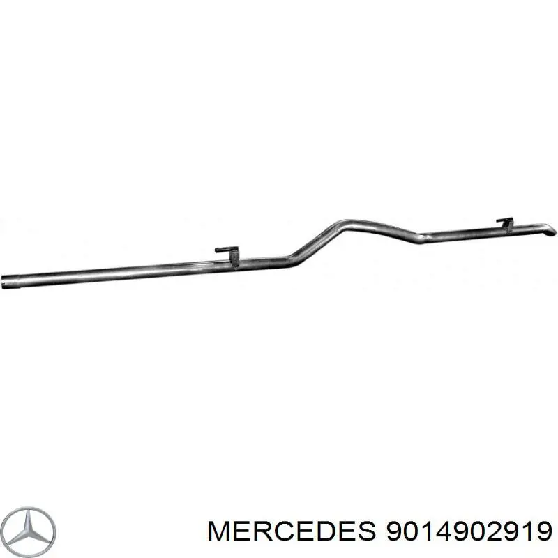 Глушитель, средняя и задняя часть Mercedes 9014902919 цена, от 93.73 USD