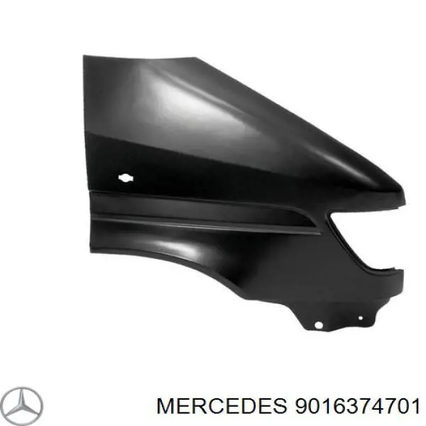 Боковая часть передняя правая Mercedes Sprinter I 4-t фургон (904) (1995 - 2006) цена, от 35.27 USD