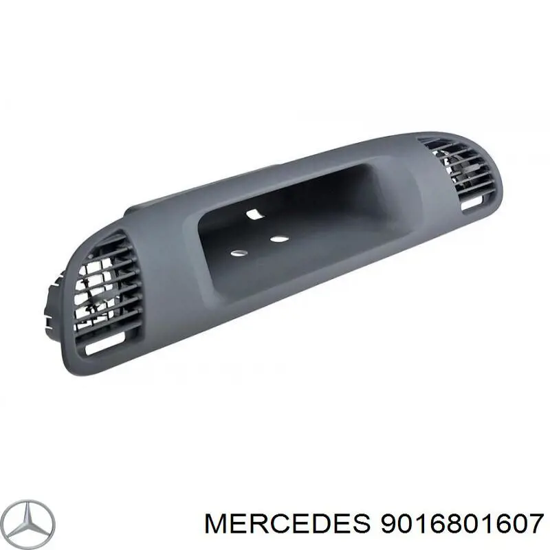 Молдинг (накладка) приборной панели "торпедо" правый Mercedes 9016801607