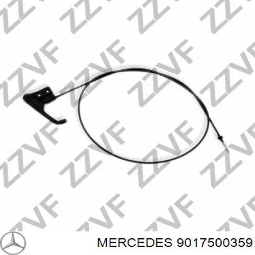Трос замка капота Mercedes 9017500359