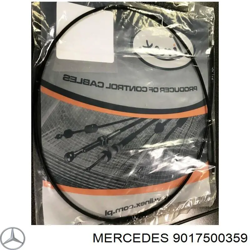 9017500359 Mercedes Трос открытия капота