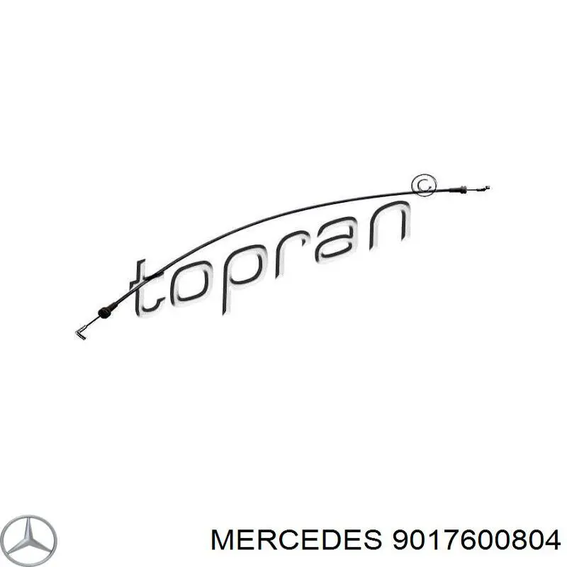 9017600804 Mercedes трос (тяга открывания замка двери передней левой)