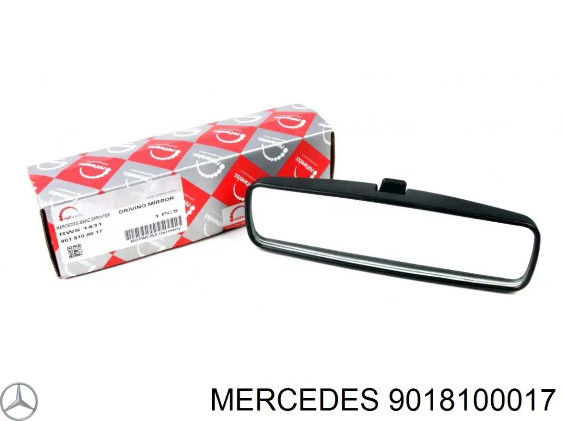 Зеркало салона 9018100017 Mercedes