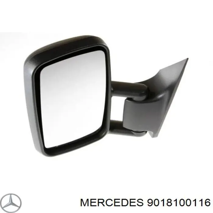 9018100116 Mercedes зеркало заднего вида левое