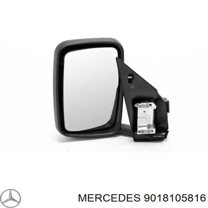 Зеркало заднего вида, левое Mercedes A9018105816 цена, от 287.56 USD