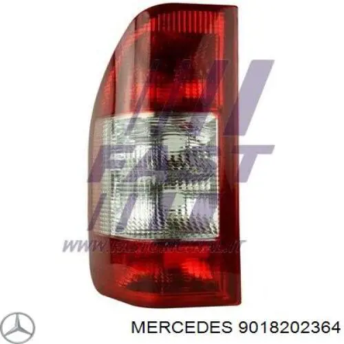 9018202364 Mercedes фонарь задний левый