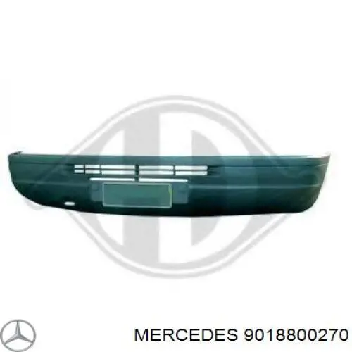 9018800270 Mercedes передний бампер