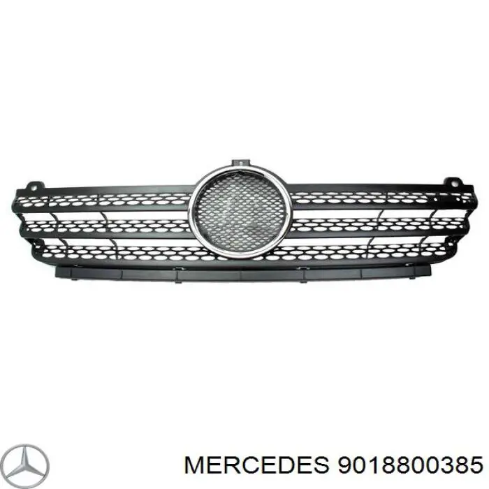 9018800385 Mercedes grelha do radiador